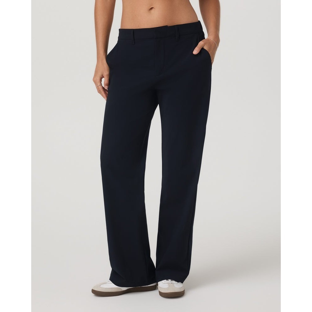 Vuori Womens L Miles Trouser Pant Black Athleisure Performance VW4357 Stretch